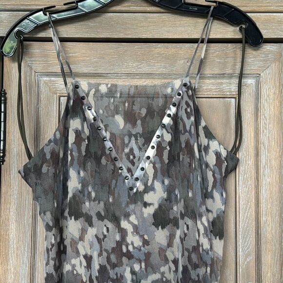 Haute Hippie Silk No Regrets Camo Camisole size medium - Picture 5 of 16